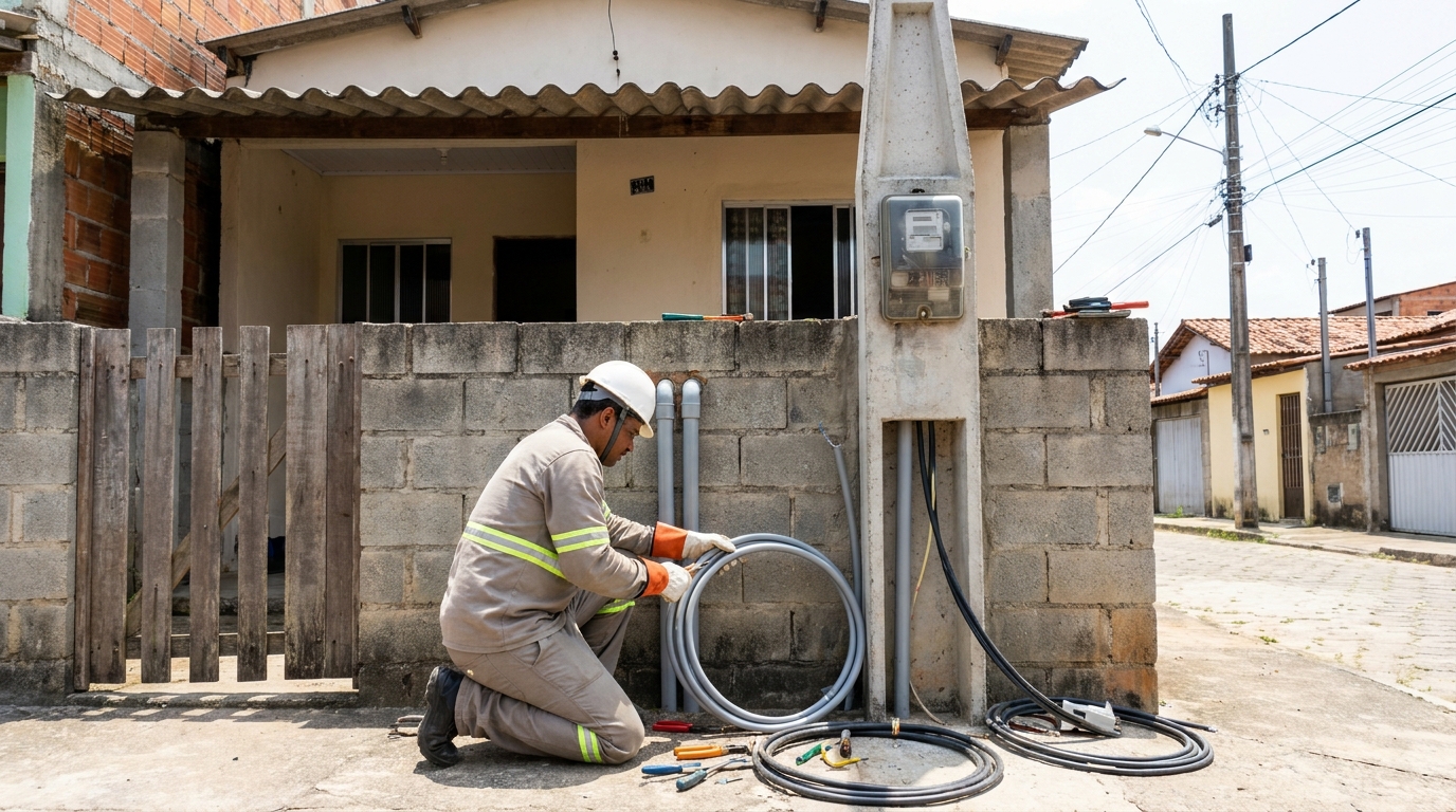 Instalação de Poste Padrão em Carapicuíba‑SP