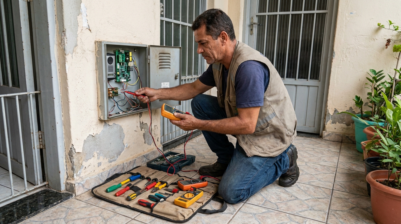 Troca de Fiação de Interfone em Carapicuíba‑SP